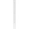 Ekena Millwork Two Equal Raised Panel PVC Pilaster w/Decorative Capital & Base, 7W x 90H x 2P, PR PILP07X090DRP02-2 - alternate 3